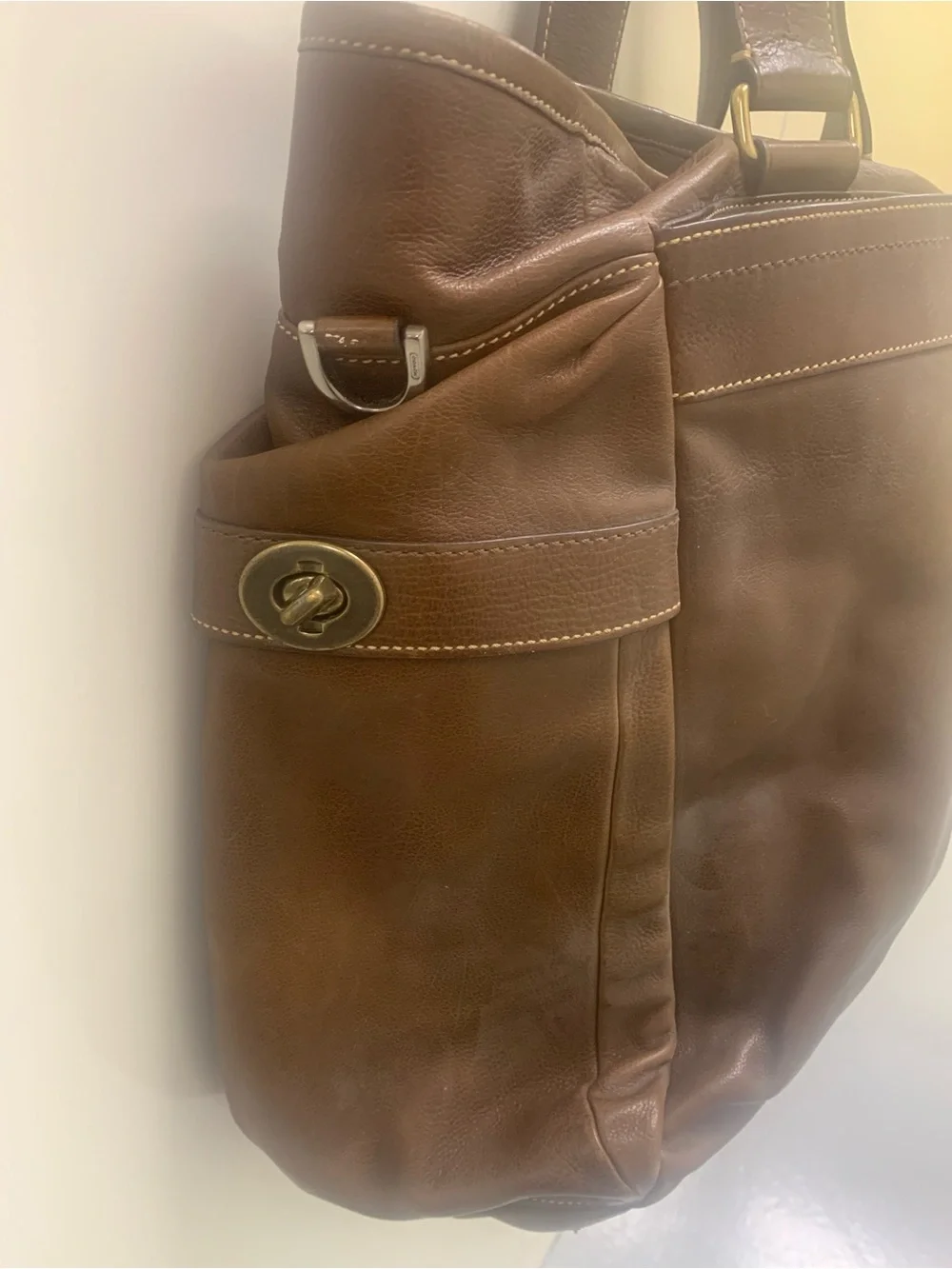 Rare vintage Coach Legacy Brown Leather Tote Bag for Men